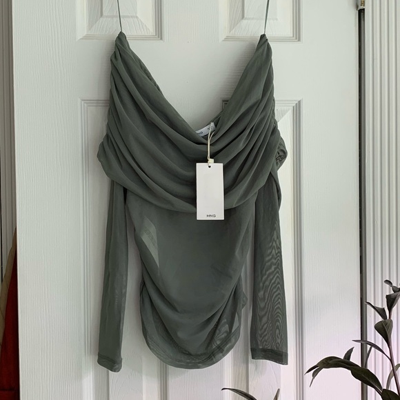 NWT Mango Mesh Top - Picture 1 of 7